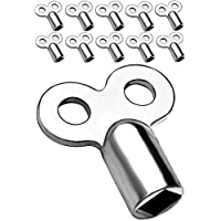 Llave de ventilación- llave de calefacción 1- 10- 50- 100 - radiador- ventilador- Plateado